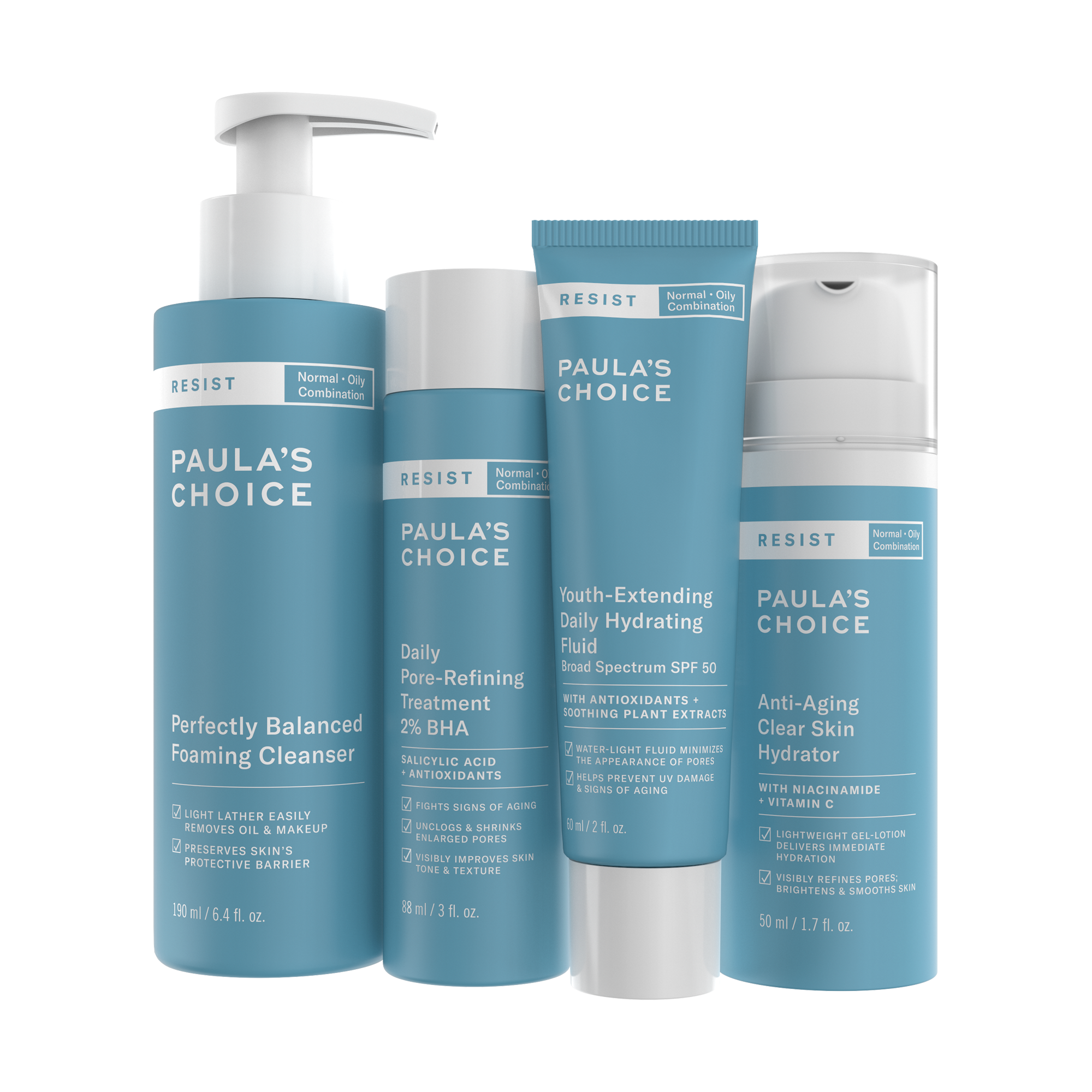 RESIST Essential Kit For Normal To Oily Skin | Paula's Choice